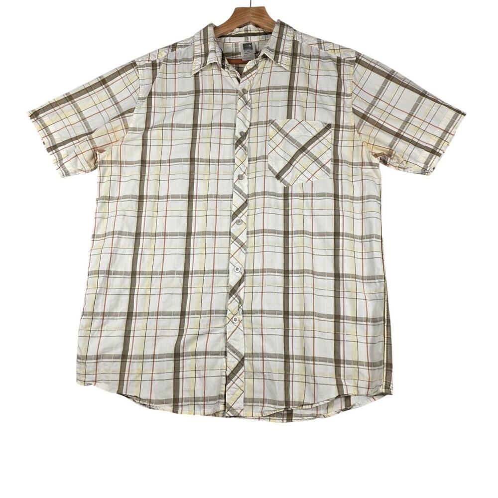 The North Face Short Sleeve Plaid Button Down Shirt